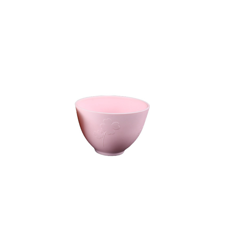 Four-leaf clover bowl set silicone mask bowl set Soft bowl Soft film powder mixing tools to blend beauty salon