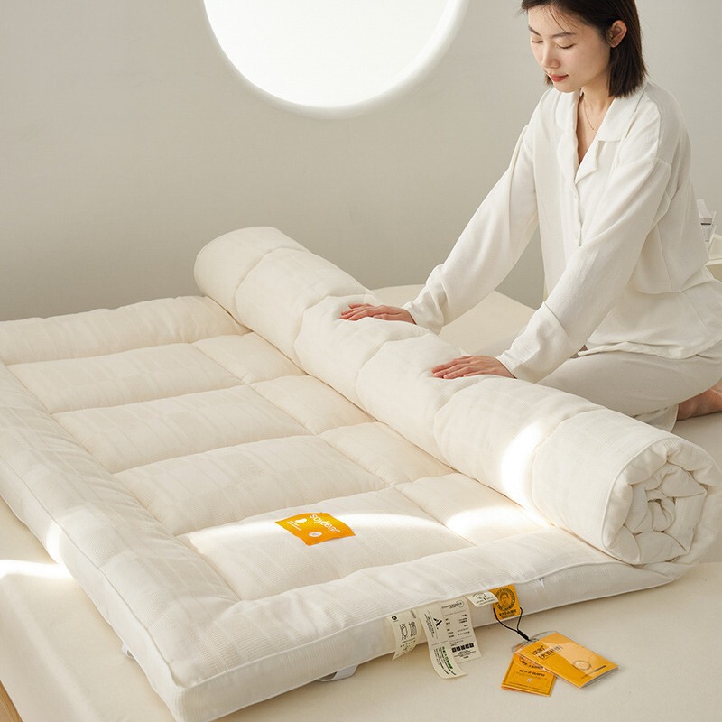 Modern simple style class A waffle pure cotton breathable mattress Li Guanqi authentic soybean mattress breathable close-fitting Modern simple style class A waffle pure cotton breathable mattress Li Guanqi authentic soybean mattress breathable close-fitting