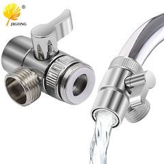 Faucet Spout Diversion Valve, 4mm Splitter, Three-Way Valve Adapter, Basin Faucet Converter