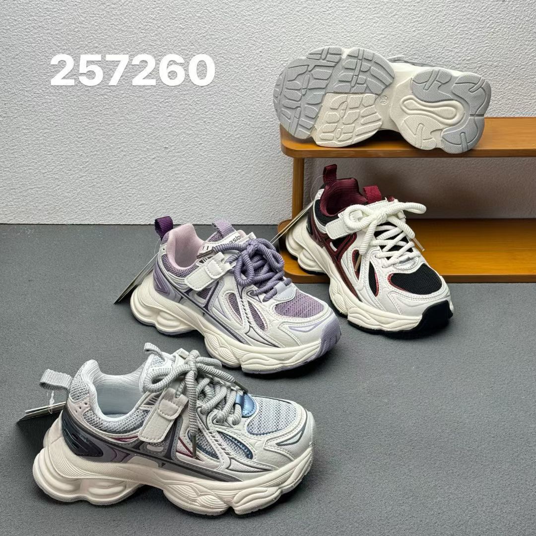 卡西龙时尚厚底学生老爹春季新款增高轻便软底网面透气百搭运动休