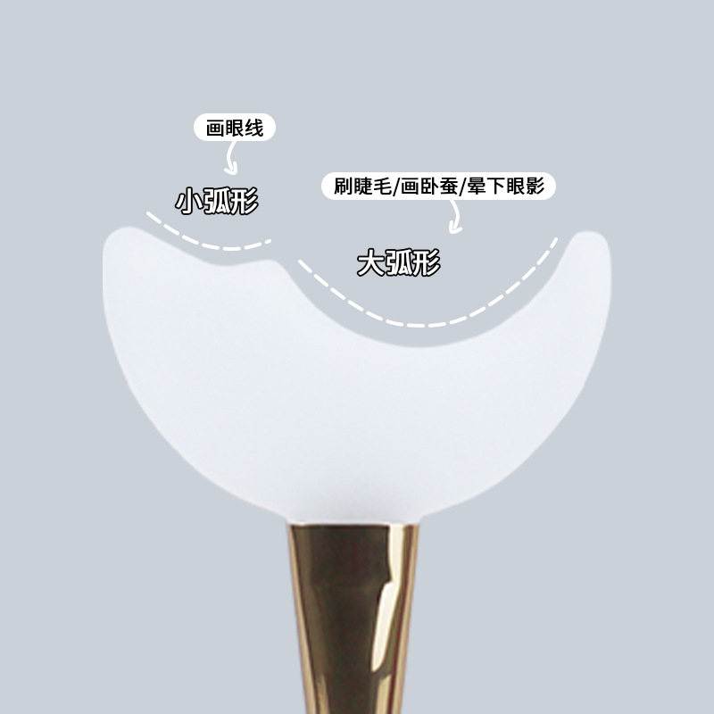 Maquillaje de ojos artefacto auxiliar tatuaje bordado delineador de ojos sombra de ojos hasta párpado pestañas de silicona posicionamiento deflector herramientas de maquillaje Perezoso