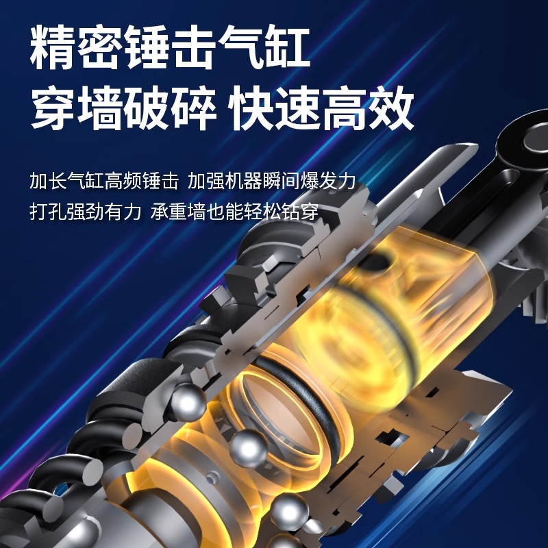 Dongcheng 1000W martillo de litio sin escobillas DCZC02 - 28 martillo de litio multifuncional de doble propósito martillo de carga de alta potencia