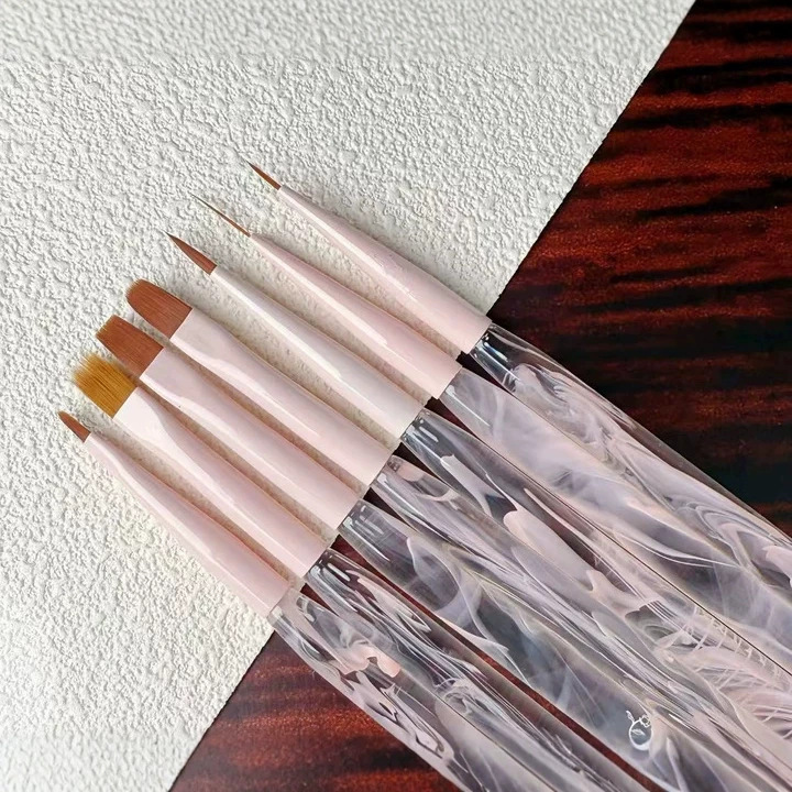 Powder mist pen with cap, manicure pen, square and round pen, daisy pen, brush pen, triangular pen, complete set of manicure tools