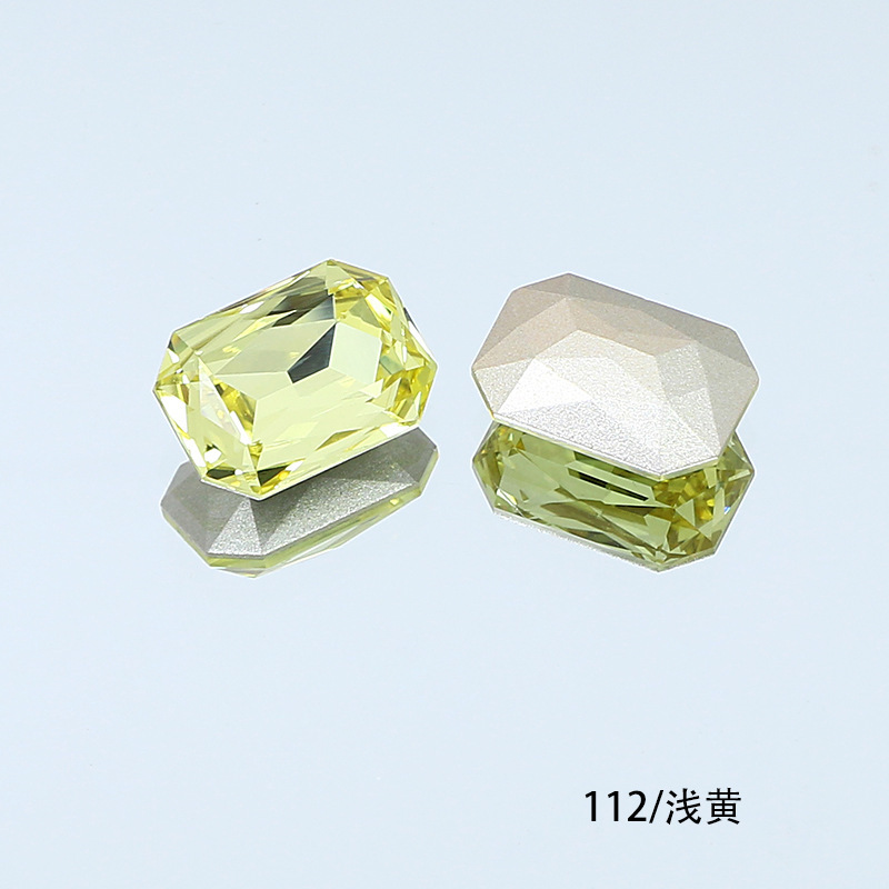 東洲クリスタル14*10長方形八角形ネイルアート尖底ラインストーンK9ガラスラインストーンDIY装飾品アクセサリー衣料品材料|undefined
