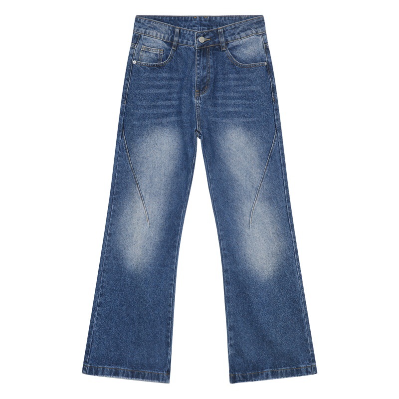 Mtlclothes ropa de Hombre | 2023 otoño nuevo americano SLIM-Fit retro skinny gris negro blanco pantalones de mezclilla