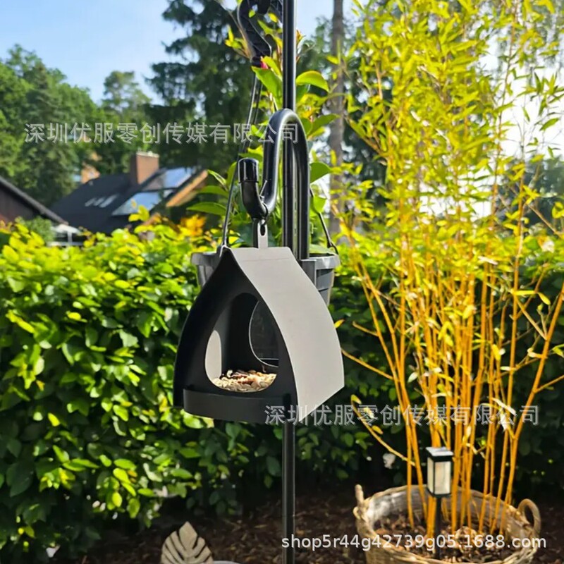【深圳现货】Plastic Hanging Bird Feeder 耐用塑料悬挂式喂鸟器|undefined