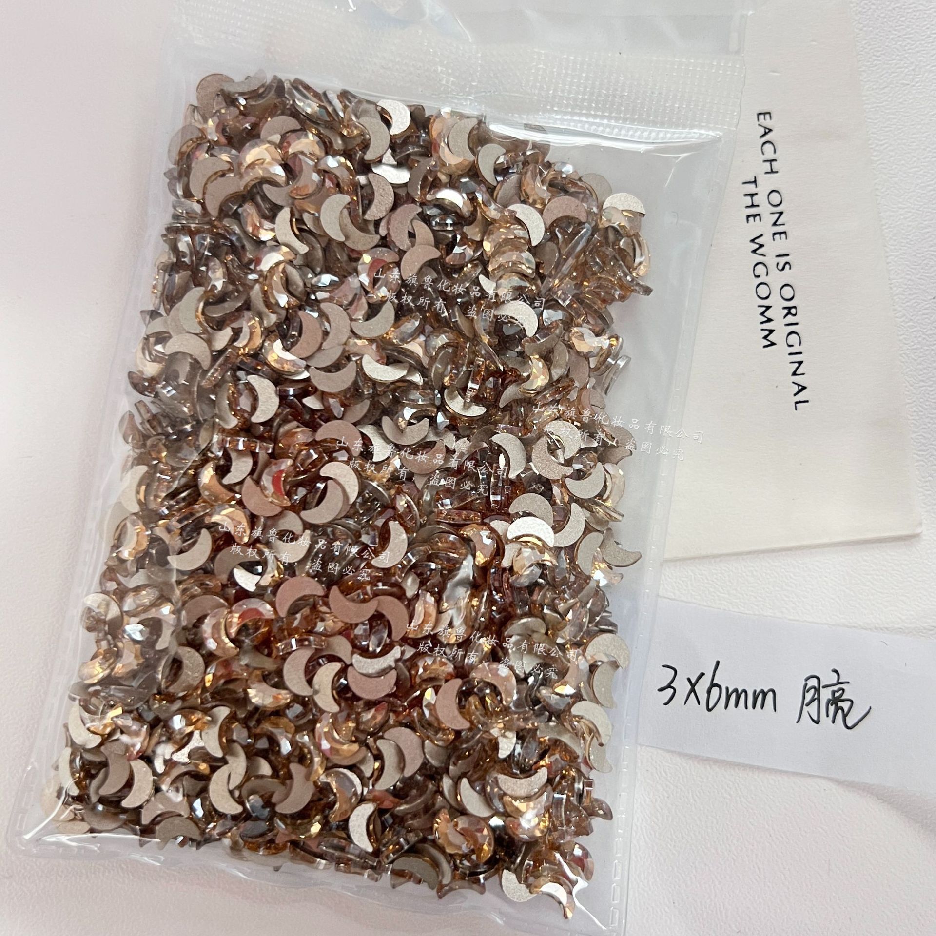 샴페인 [달] 3*6mm