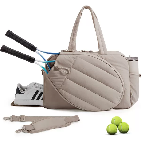 In-Stock New Models of Tennis Tote Bags for Men and Women, Stylish Portable Handbags, Badminton 2-Racket Storage Fashion Handbags