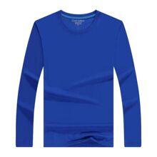 长袖棉质广告衫批发支持小批量生产春秋欧码男女广告T恤制作厂家