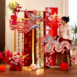 场地布置道具;节庆用品;喜字