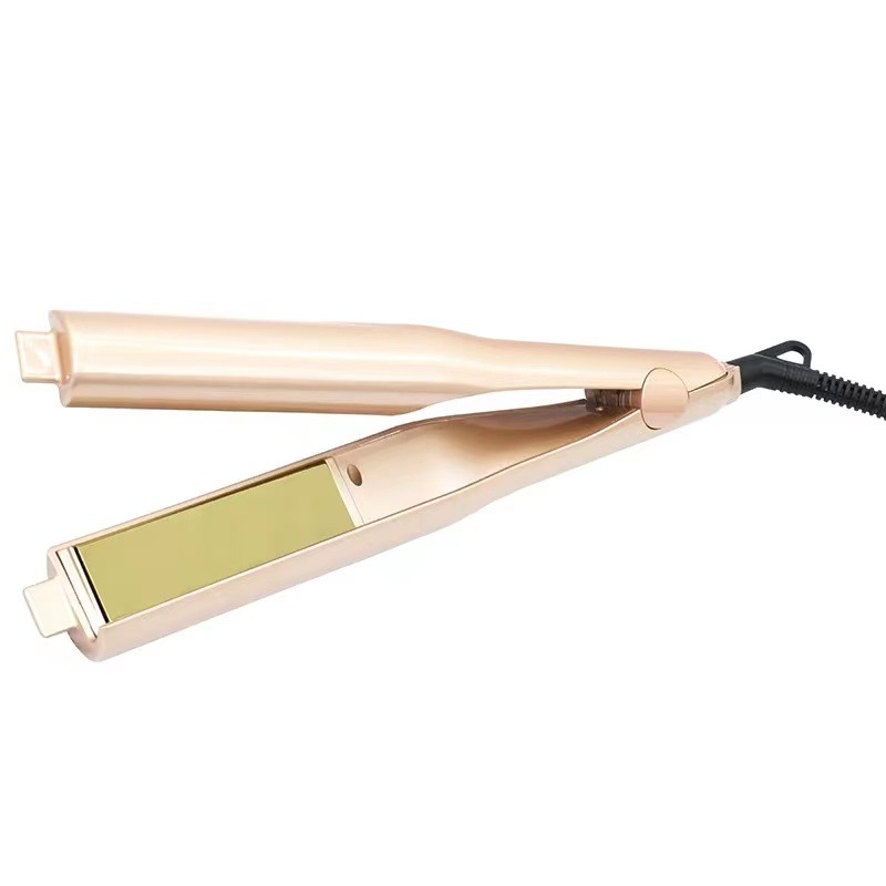 oro funzionale Multi arricciacapelli e liscianti design a doppio scopo clip rotante controllo della temperatura a cinque velocità_voghion.com