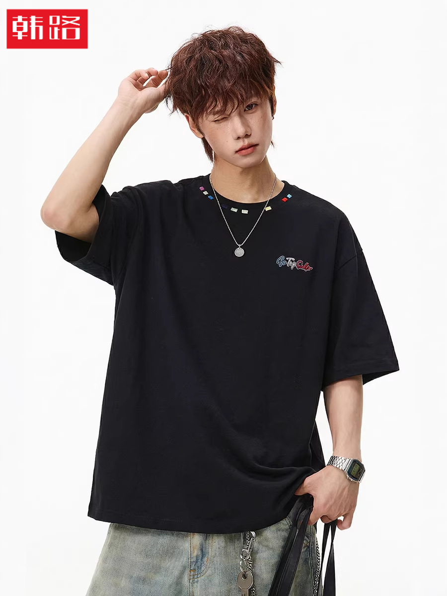 Cotton Japanese short sleeve T-shirt