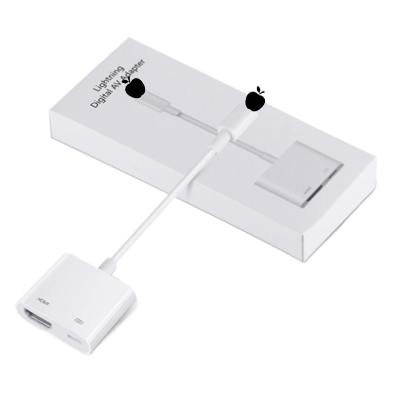 Transfronteriza iluminación del teléfono móvil a HDMI Cable de pantalla de proyección para el teléfono móvil de Apple a TV HD Video Converter