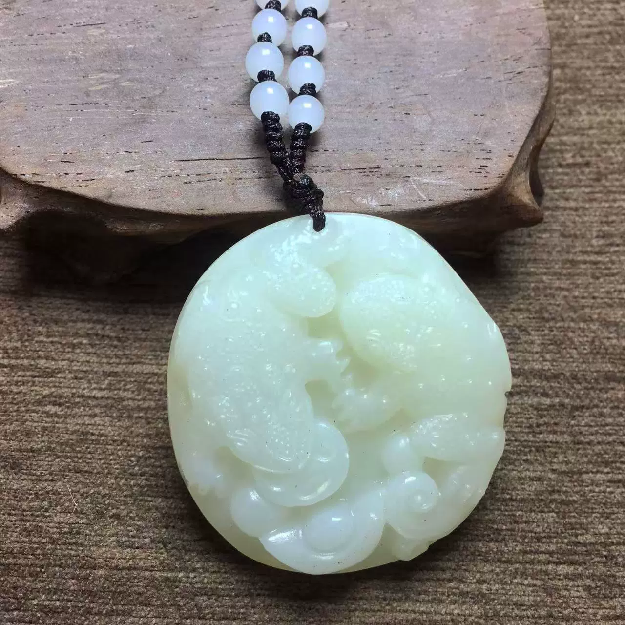 清仓处理正宗 羊脂玉双壁虎玉佩吊坠天然玉石男女情兄妹项链吊坠
