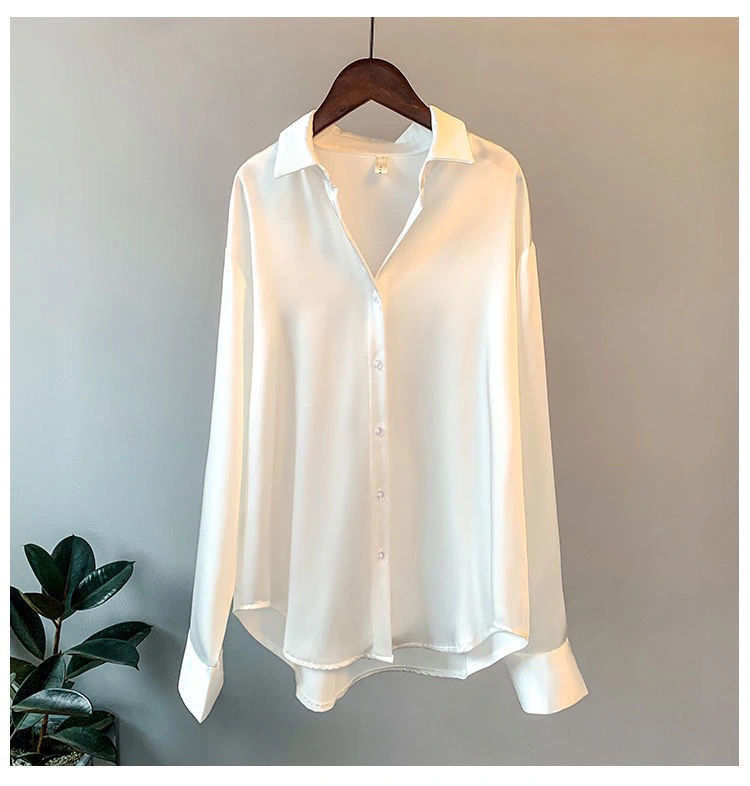 Women's Blouse Long Sleeve Blouses Elegant Solid Color display picture 4
