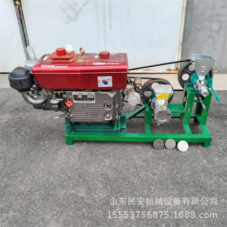柴油机带爆米花机 电启动玉米膨化机 玉米江米棍机 大米香酥果机