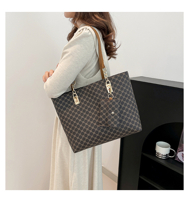 750g Weight Zipper Closure Type Double Shoulder Straps Strap Type Bag Sets Bags Type Daily Occasion PU Material Women's Backpack Backpack Geometric Pattern All Seasons Season Women's Gender Elegant, Basic Style Square Shape Women's PU Geometric Elegant Basic Square Zipper Bag Sets 15