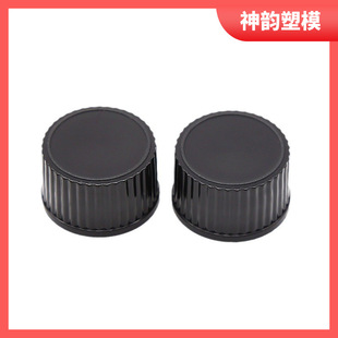 20 Teeth Imitation Bakelite Fully Vertical Pattern Plastic Bottle Cap Glass Boston Cap with Inner Plug 20 Teeth Plastic Cap Spiral Cap