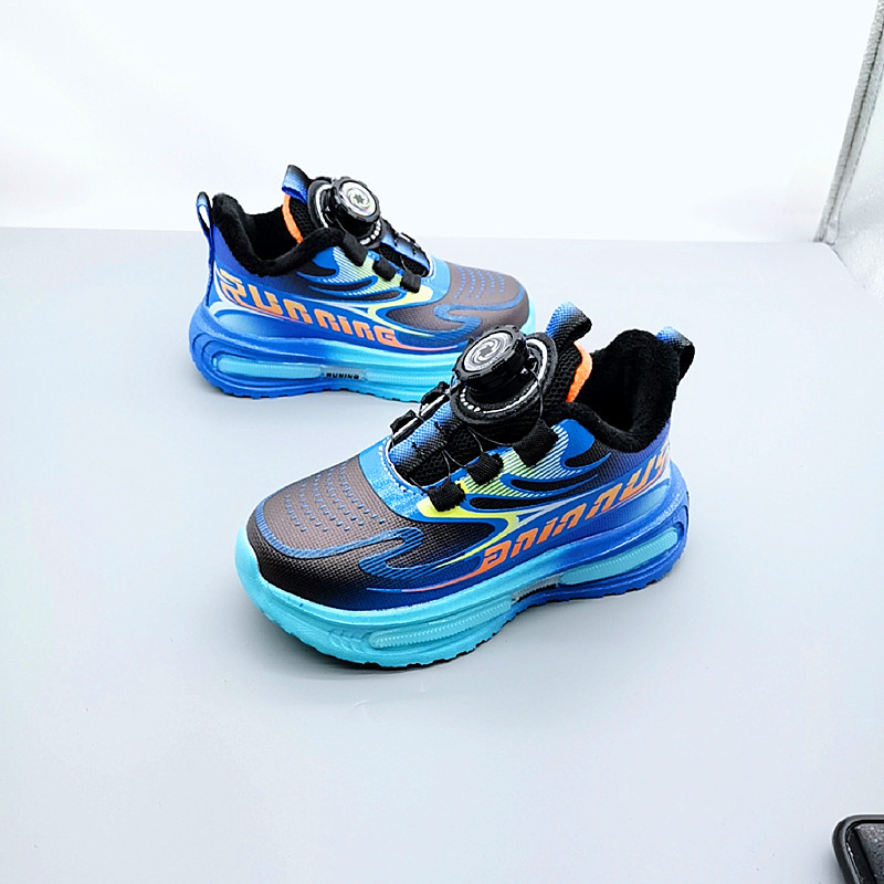 27-31 Tales de piel de niños invierno más grueso zapatos para niños 2023 nuevos zapatos para niños ociosos diarios