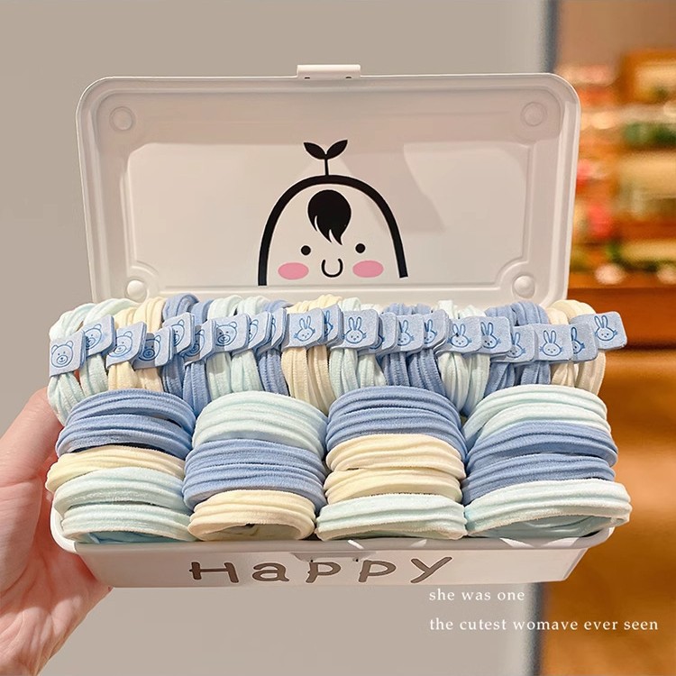 Cuerdas de cabello de alta elasticidad duradera cubierta de cuero de cola de caballo de alta altura no colapsar la cuerda de cabeza 2025 nuevo tipo no estrangular elástico de cabello