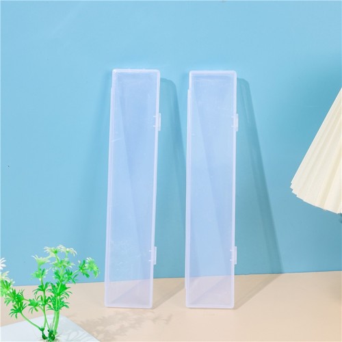 Component box long storage box soldering iron extended parts box plastic transparent box water chalk brush accessories box