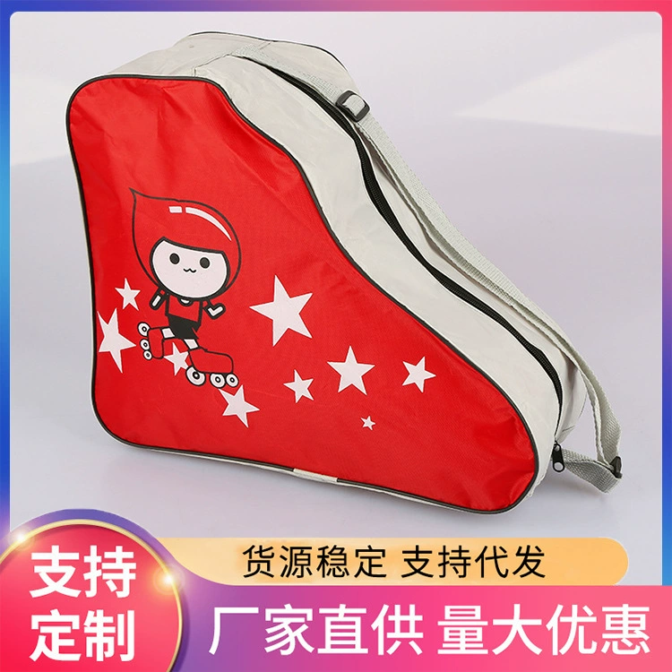 Обувь для катания на коньках сумка на роликах Оксфорд ткань рюкзак сумка для шлема Защитное снаряжение для катания на коньках обувь треугольная сумка роликовые коньки сумка