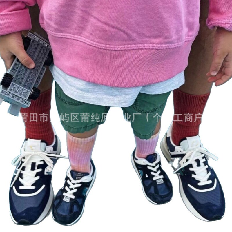 莆纯原童鞋厂N牛B878松紧带儿童复古运动跑鞋男童女童休闲老爹鞋|undefined