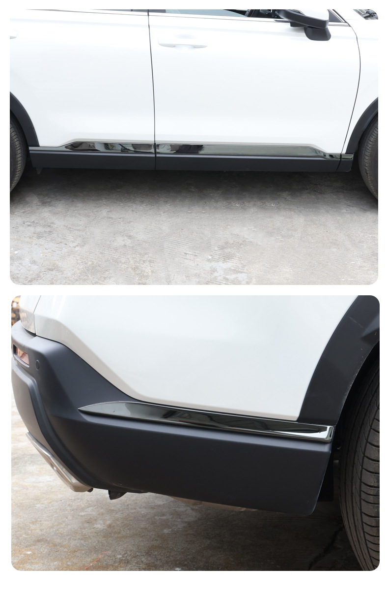 Suitable for 23-26 Models of the New Honda Crv Body Trim, Door Edge Anti-Collision and Anti-Scratch Strips, Modified Haoying Center Pillar Trim
