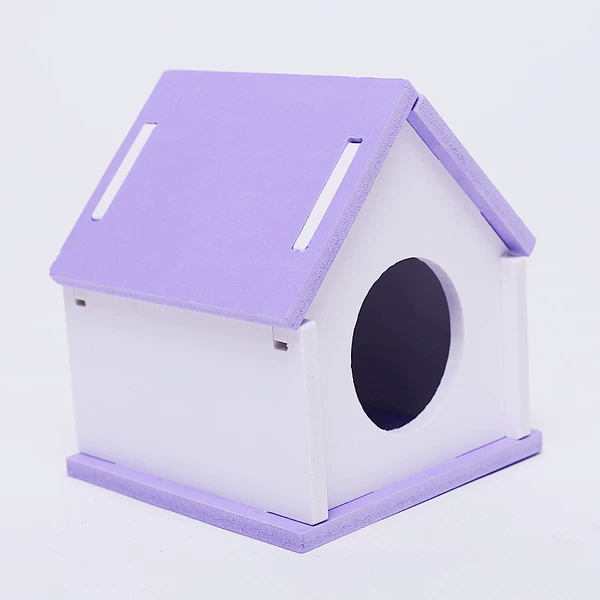 Purple and white