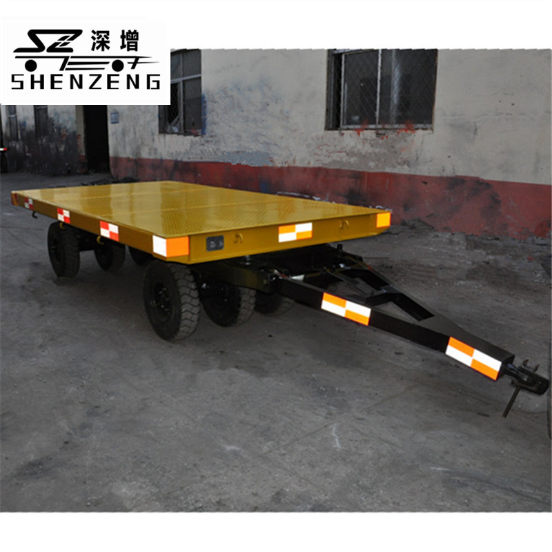 15T平板拖车 双头牵引拖车 场内运输车 站台拖车