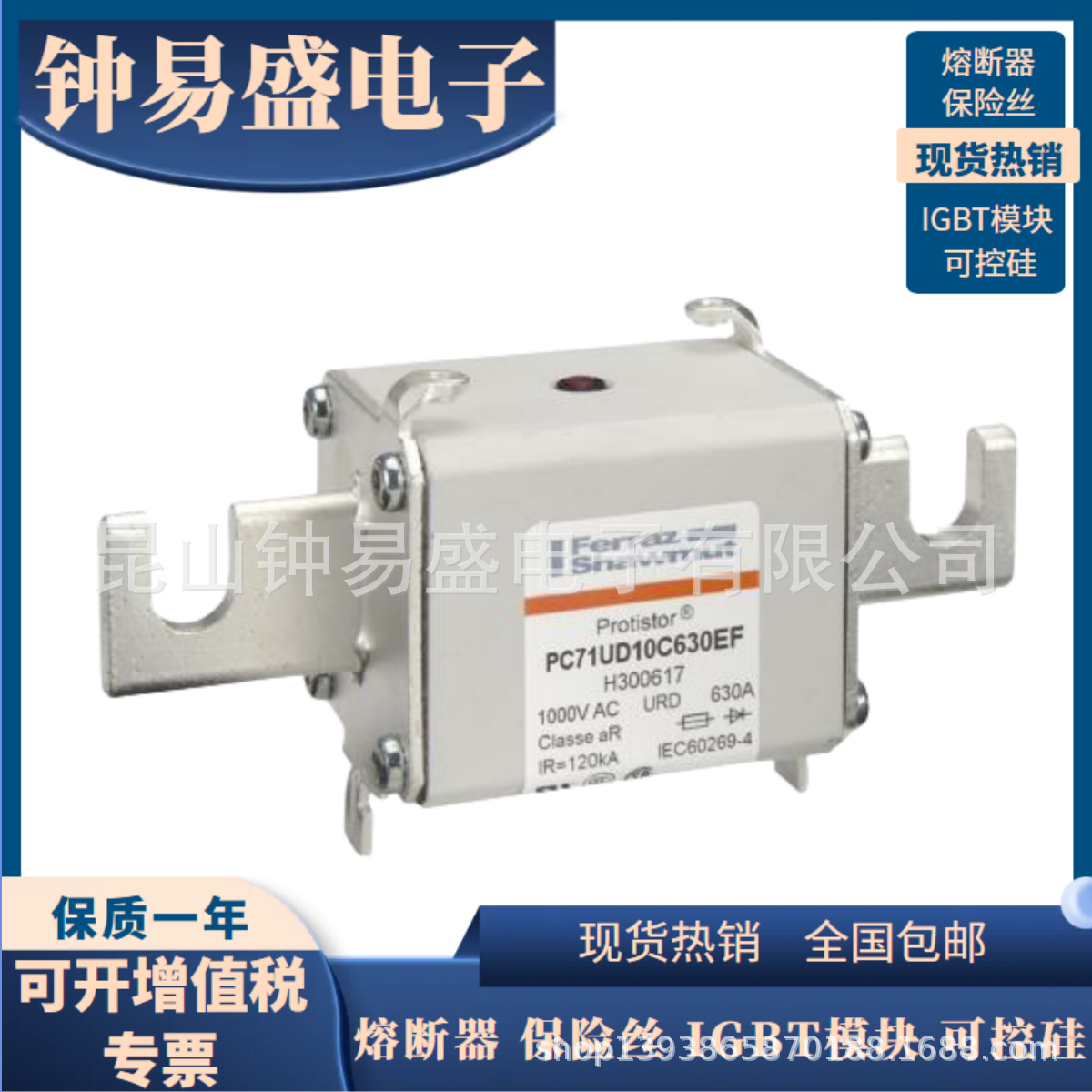 罗兰熔断器PC71UD13C160D1A  G300547 / PC71UD13C160D1A D300751