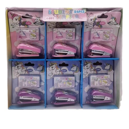 Portable cute cartoon Sanrio mini small stapler set student office small needle stapler