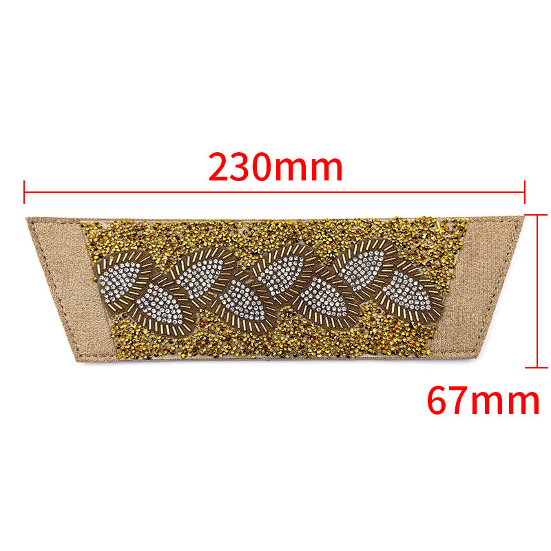 Nuevos accesorios de zapato DIY una sola forma de sandalias de diamante semiacabados zapatillas taladro superior