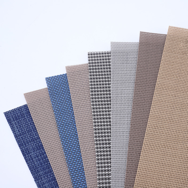 厂家供应 各式格子2x2特斯林网布 沙滩椅网眼布 PVC隔热垫