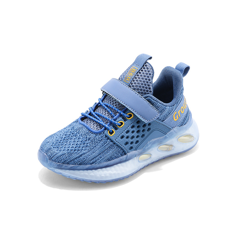Nieuwe Little White Sports Mesh Ademende Basketbalschoenen voor Jongens Lente 2023, Midden en Groot_voghion.com