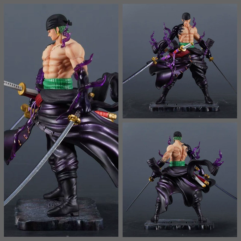 One Piece GK Тянхуй двойной меч поток форма Яма Зоро битва сцена модель украшения упаковано газировка