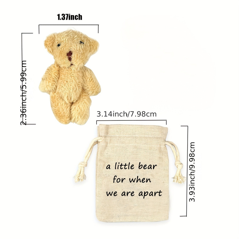 クロスボーダー新品ぬいぐるみミニベアミニポケット抱っこベアA worry bear|undefined