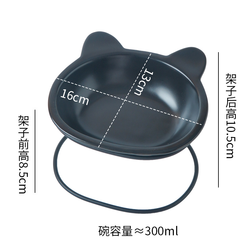 검은색 선반 + 검은색 그릇