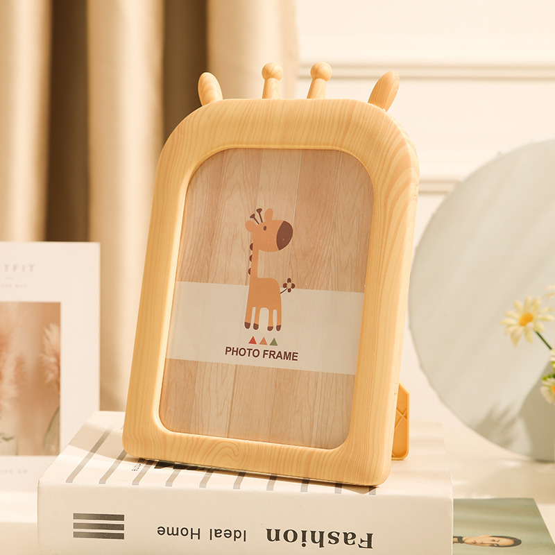 Factory wholesale creative 7-inch Nordic ins style photo frame decoration children's cartoon desktop decoration wall-mounted photo frame