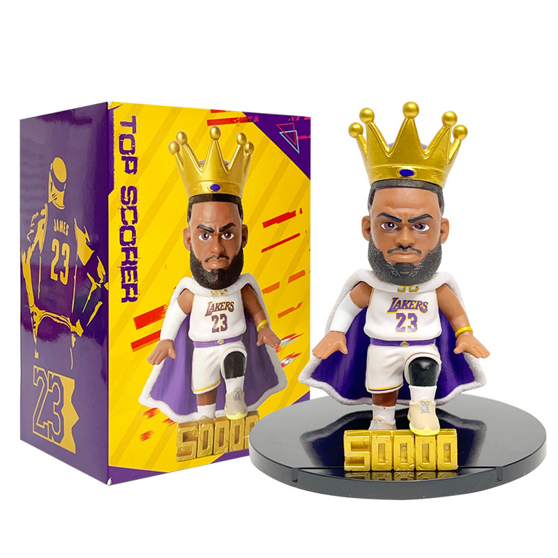 Star Figure James Harden Curry Thompson Basketball Model Doll Trendy Toy Doll Ornament Boy Gift