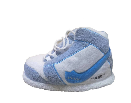 Tiktok mismo estilo parodia zapatos de grasa Coco pareja Zapatillas de algodón volver al futuro casa piso Kang hebilla 1 zapatos de algodón