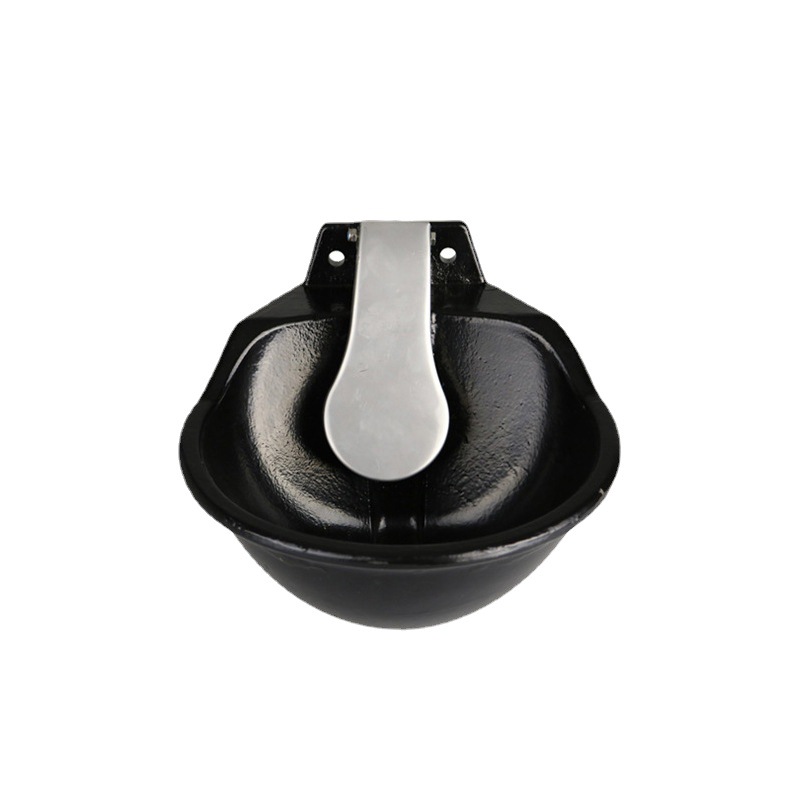 Vaca bebiendo tazón de hierro fundido espesado extra grande vaca caballo burro agua alimentación Válvula de cobre automático dispensador de agua potable tazón de agua potable