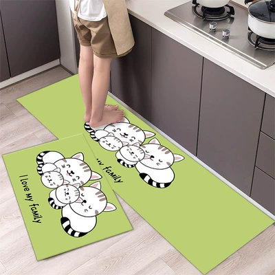 Bathroom Door Bathroom Mats Thickened, Avtomobil döşəmə paspasları - qysc-464-4060cm