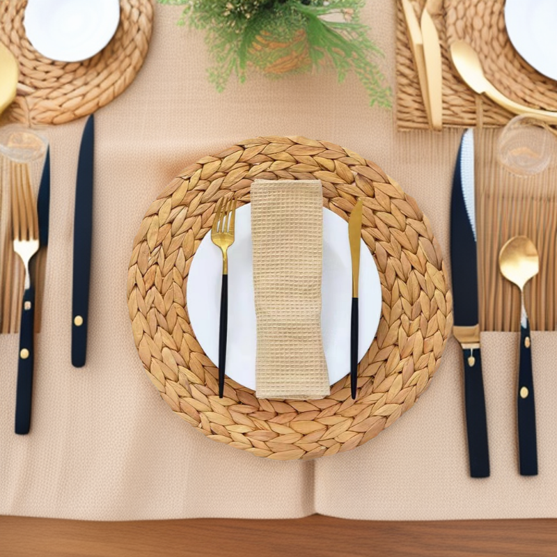 西餐隔热垫北欧餐桌垫日式防热垫编织杯垫餐具碗蝶餐盘水葫芦餐垫