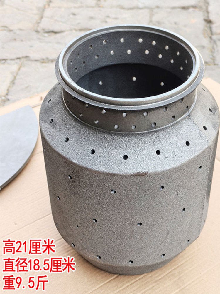 全铸铁柴火炉胆炉头大号加厚气化内胆家用炉膛火力猛效果好新款