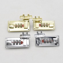 工厂现货箱包密码对锁工具箱扣锁防盗左右密码锁内外调有匙锁扣