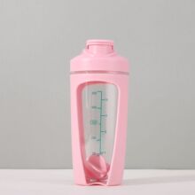 跨境便携带搅拌球刻度运动摇摇杯奶昔蛋白粉搅拌杯健身代餐随身杯