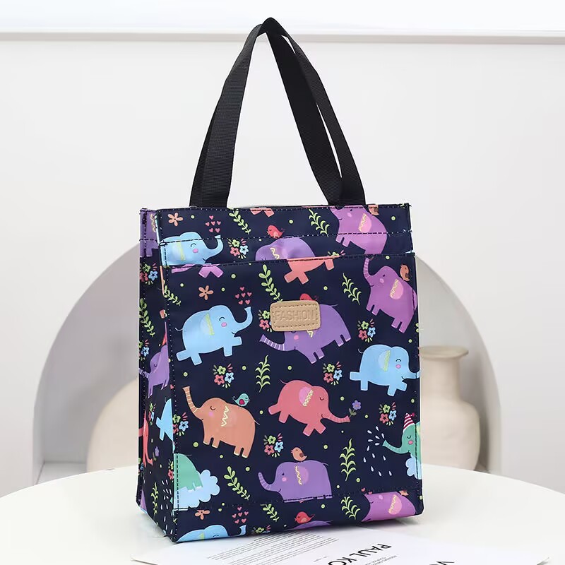 Nuevo portátil Oxford tela impermeable durable bolsa de mamá bolso de hombro de moda impresa bolsa de tela bolsa de almacenamiento bolsa de salida