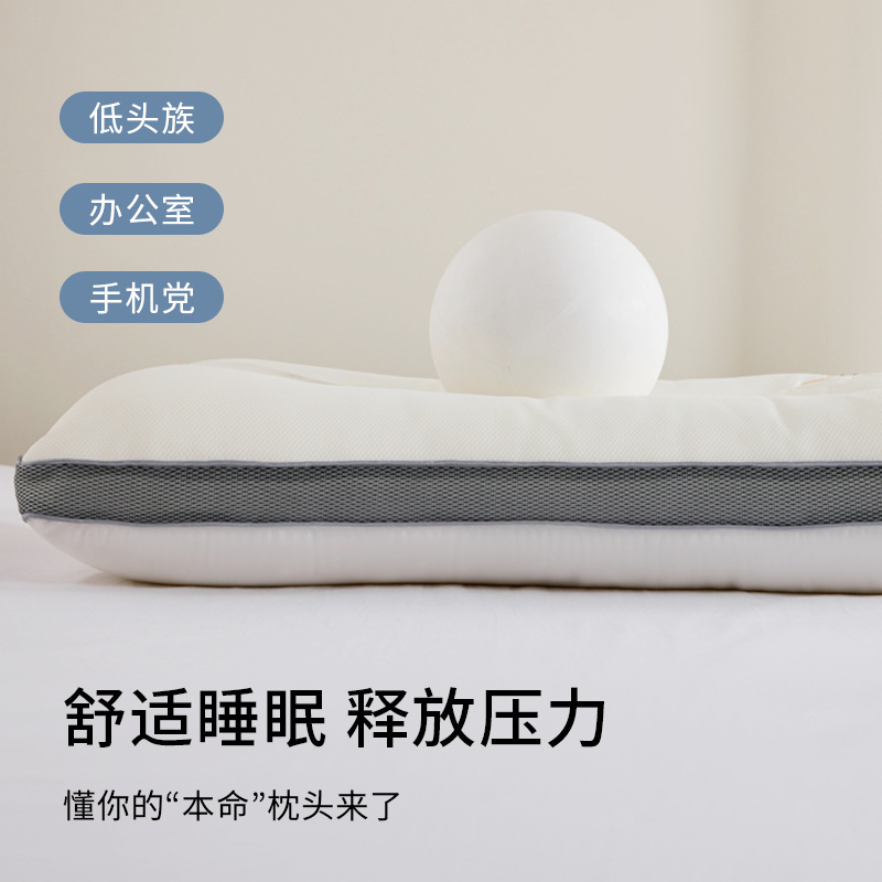 Almohada con memoria de sueño profundo, núcleo de almohada, protección de la columna cervical, ayuda a dormir, cabeza entera suave especial para adultos, hogar 2025 nuevo