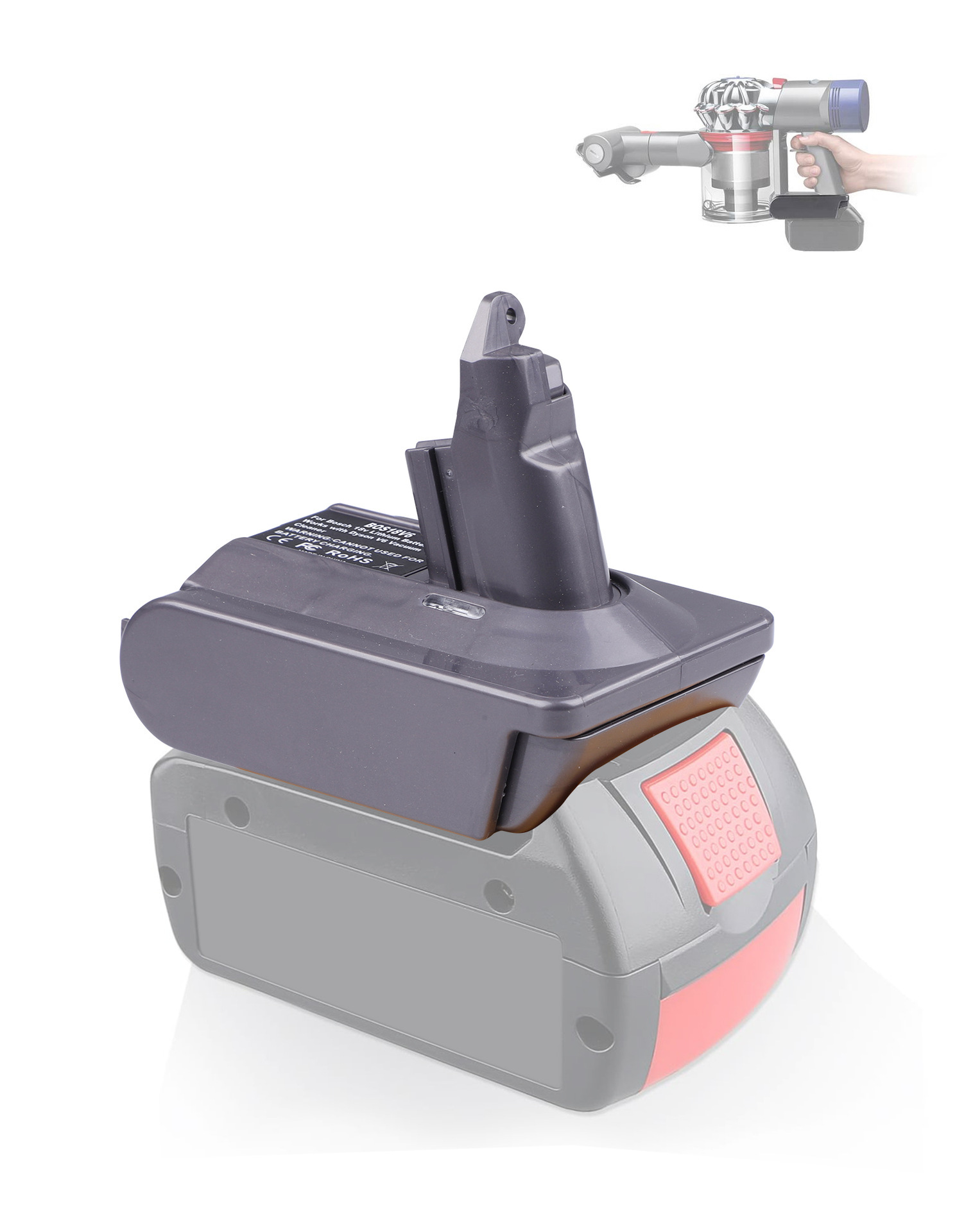 Adaptación para DYSON Dyson Vacuum Cleaner V7 V8 Adaptación para herramientas de Watch Makeda Dewey Batería de litio